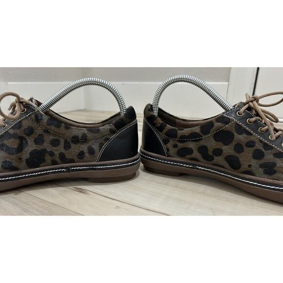 L’Artiste By Spring Step Bibbie Sneaker Dark Brown Leopard Print Size EU39/US8.5 - Picture 4 of 7
